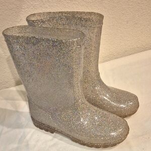 Rain Boots Girls Size 2 Sparkly Rain Boots